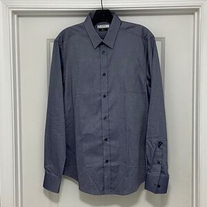 Versace Collection Men's Deep Blue Dress Shirt
